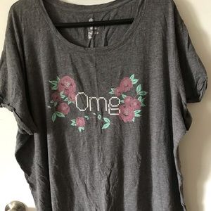 Addition Elle Love and Legend T shirt, plus size 4X.